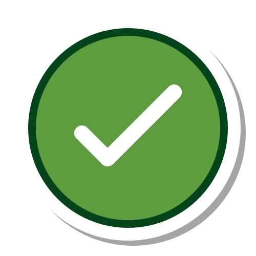 Cartoon checkmark