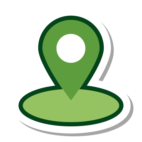 Cartoon map icon